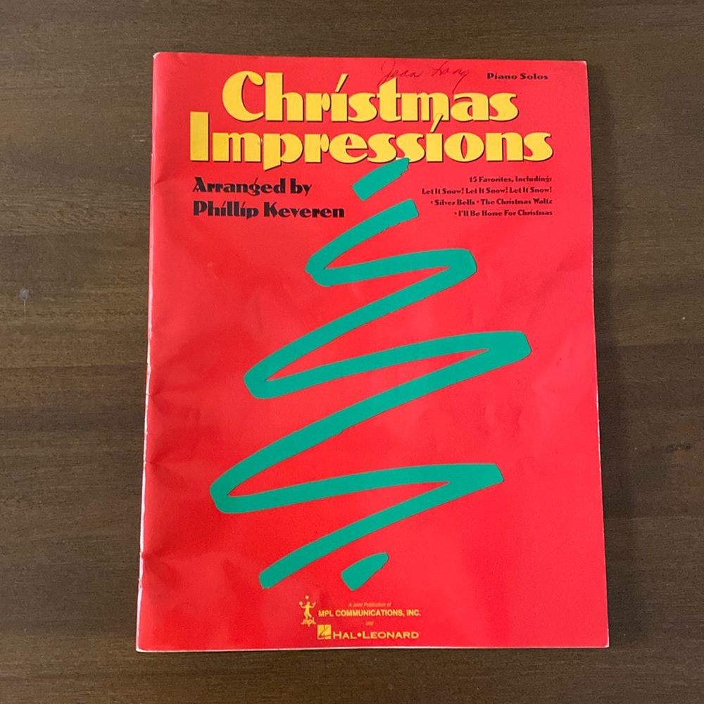 Christmas Impressions Arranged by Phillip Keveren Piano Solos (15 Favorites)